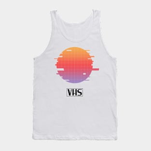 VHS Cassette Glitch Tank Top